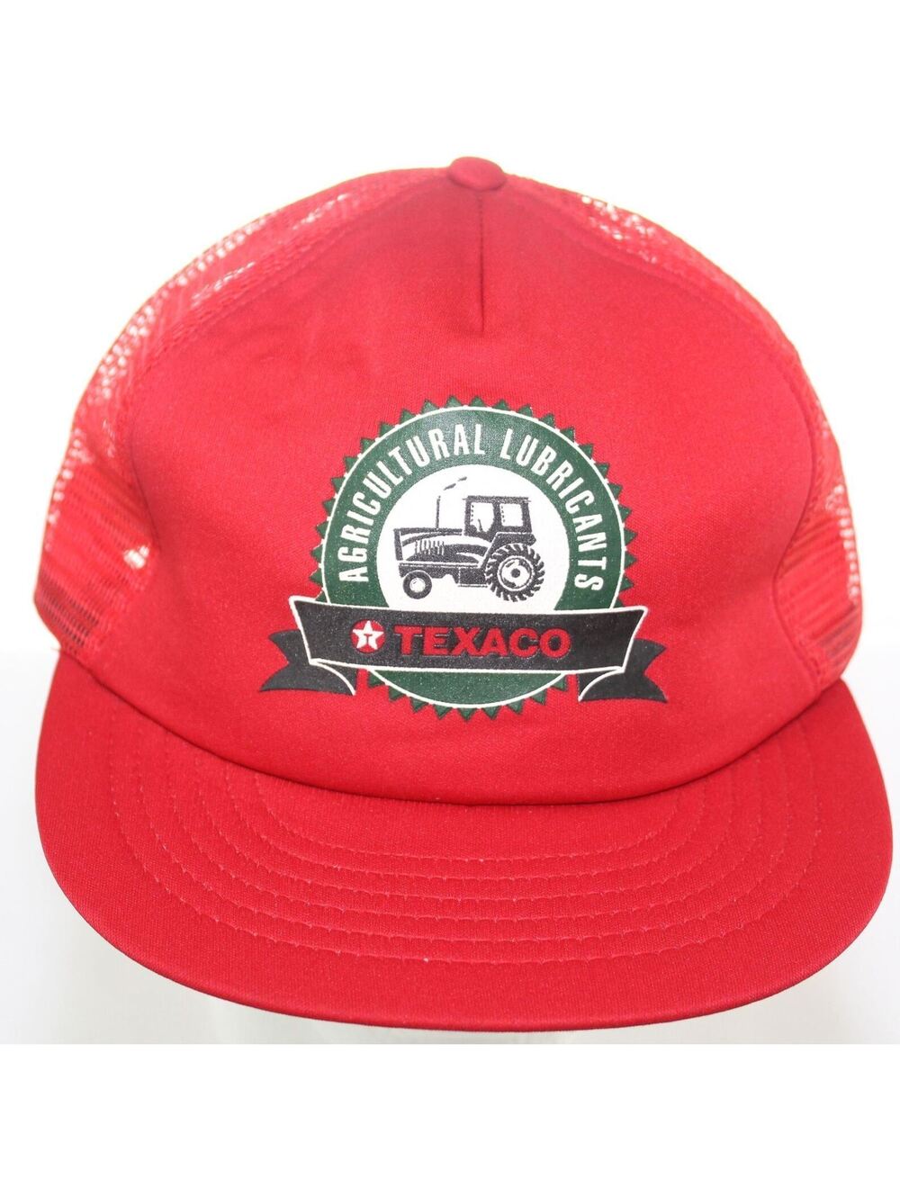 Vintage 1970s Texaco Agricultural Lubricants Trucker Hat Swingster Snapback Cap